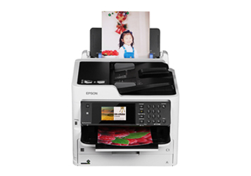 愛(ài)普生 Epson WF-C5710 彩色不干膠打印墨倉(cāng)式雙面復(fù)印掃描傳真一體機(jī)
