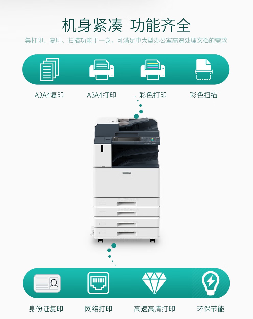 富士施樂 C3371CPS A3復(fù)合機A3彩色大型復(fù)印機一體機打印復(fù)印掃描
