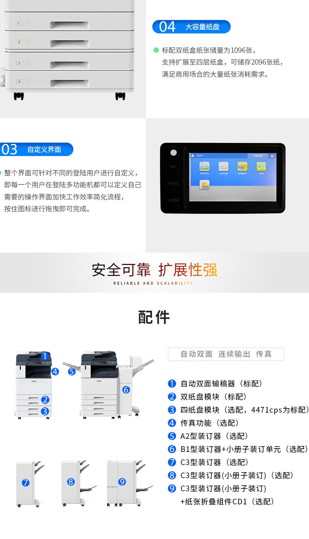 富士施樂 C3371CPS A3復(fù)合機A3彩色大型復(fù)印機一體機打印復(fù)印掃描
