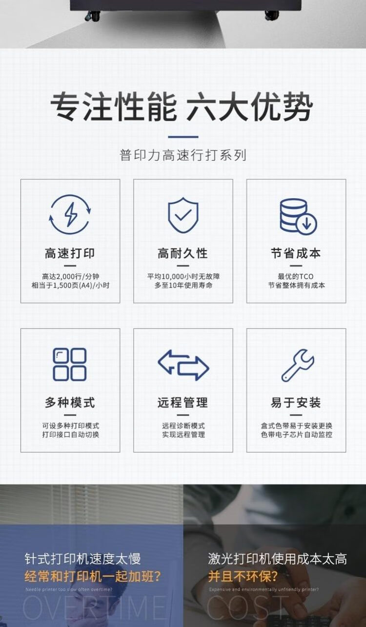 普印力 P8203H 高速行式打印機(jī) 普印力 P8203H 高速行式打印機(jī)