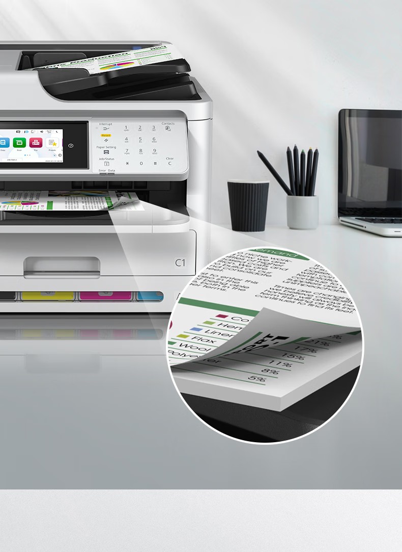 愛普生 Epson WF-C5890a 工作組級彩色商用墨倉式?多功能一體機(jī)